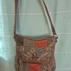 Sakroots Floral Patchwork Crossbody Bag